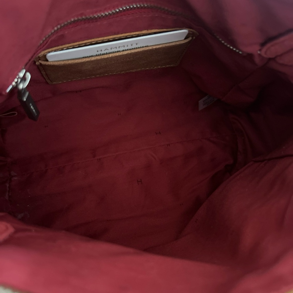 Hammitt Sonoran layered nubuck red and Orange medium Bryant Bag - Picture 14 of 15